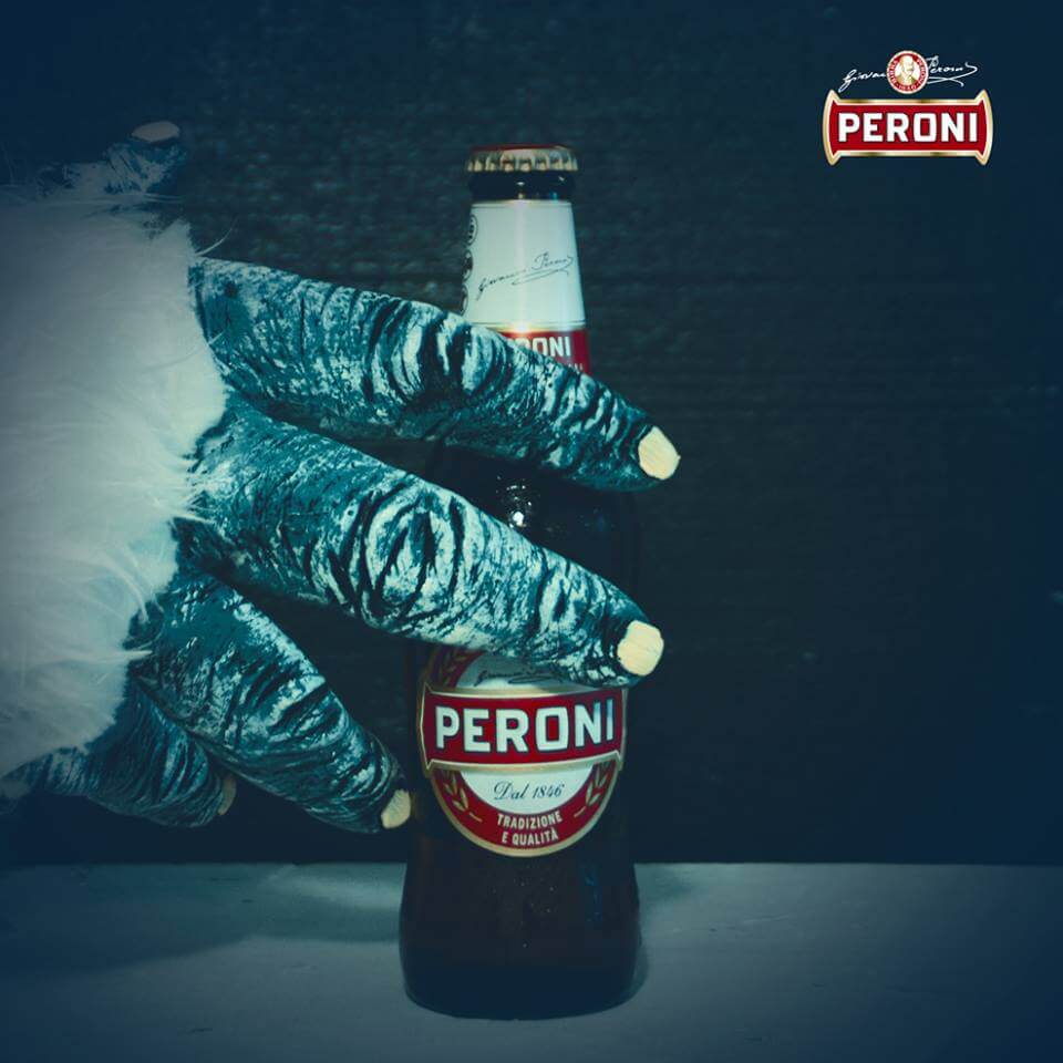Birra Peroni social media Halloween