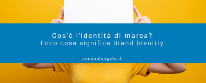 Identità di marca e brand identity